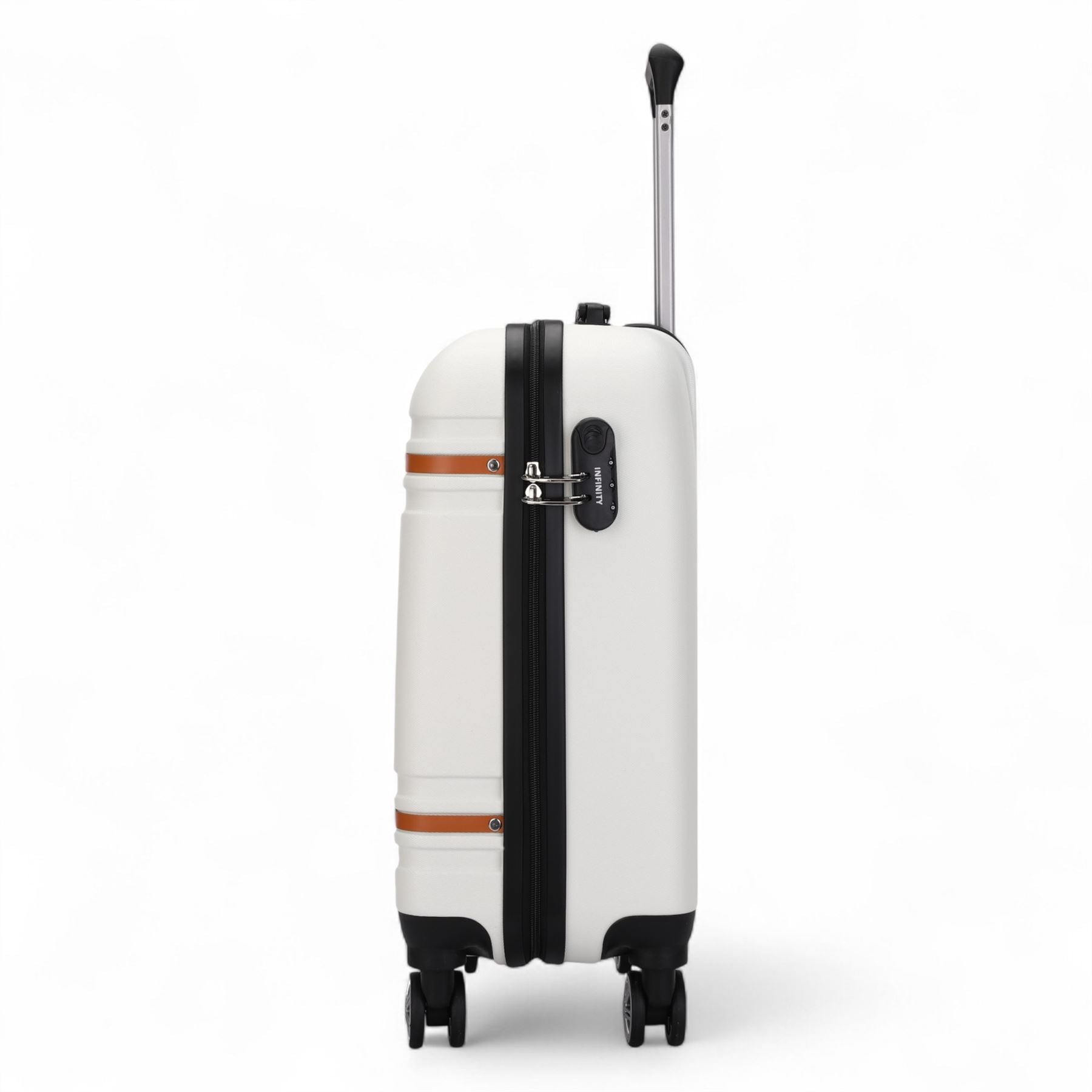 Hard Shell Modern 4-Wheel Luggage Suitcase Set