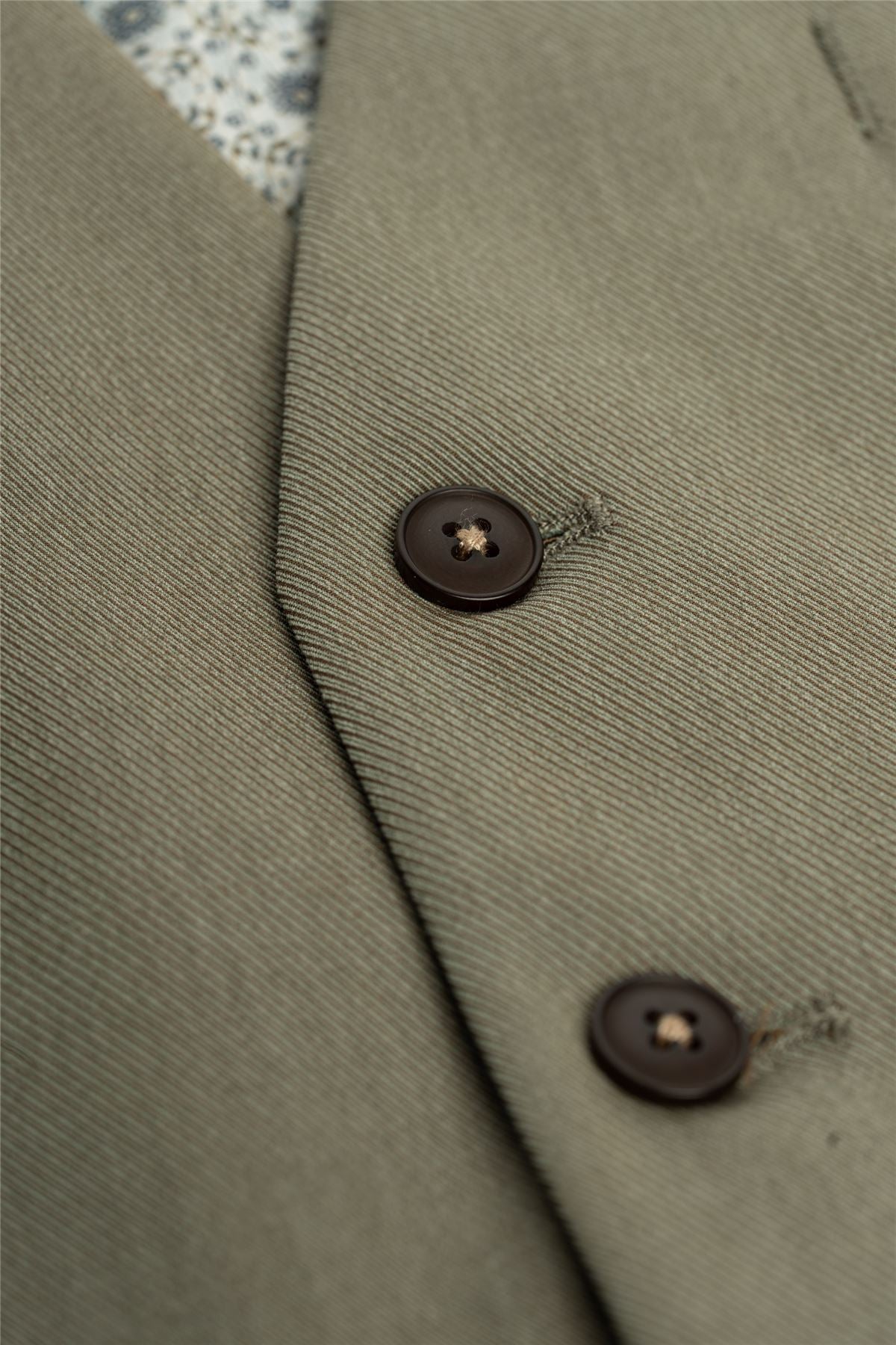 Donatella - Men's Sage Green Tailored Fit Waistcoat