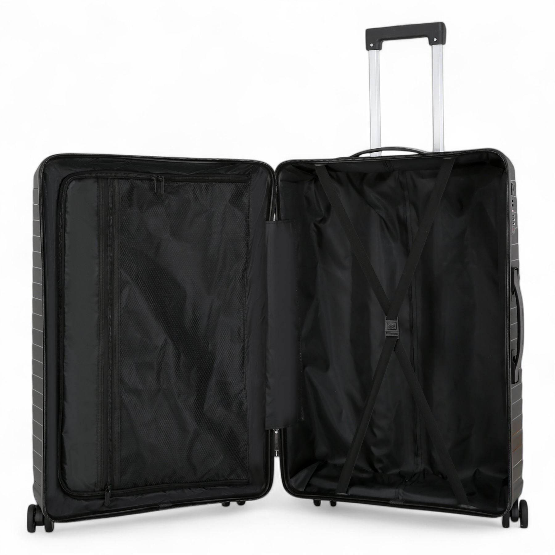 Hard Shell Suitcase Travel Set Durable Polypropylene Luggage