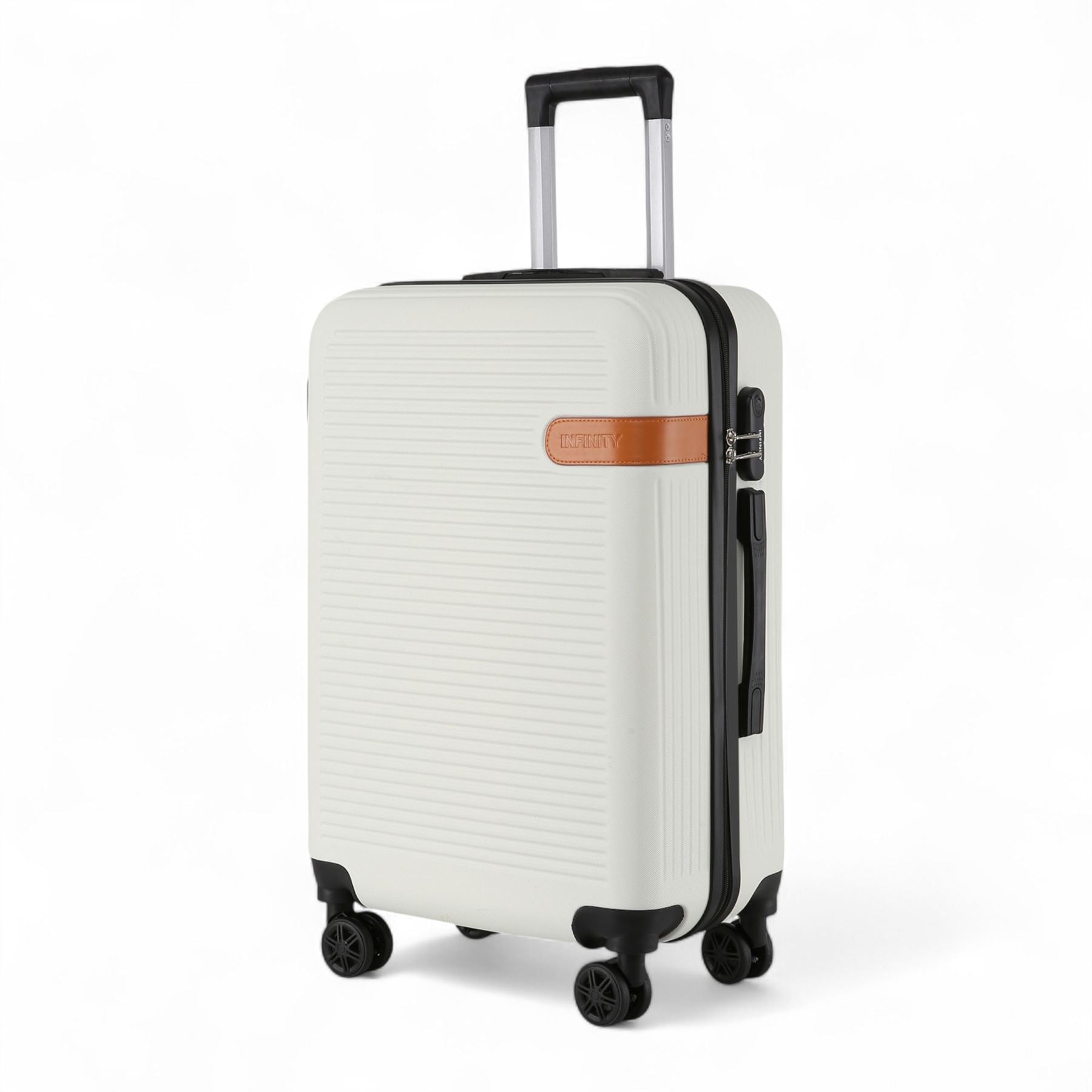 Hard Shell Classic 4-Wheel Luggage Suitcase Set