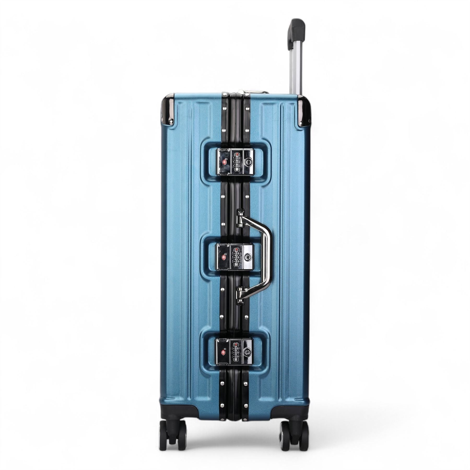 Robust Hard Shell Luggage 8 Wheel Suitcase Set