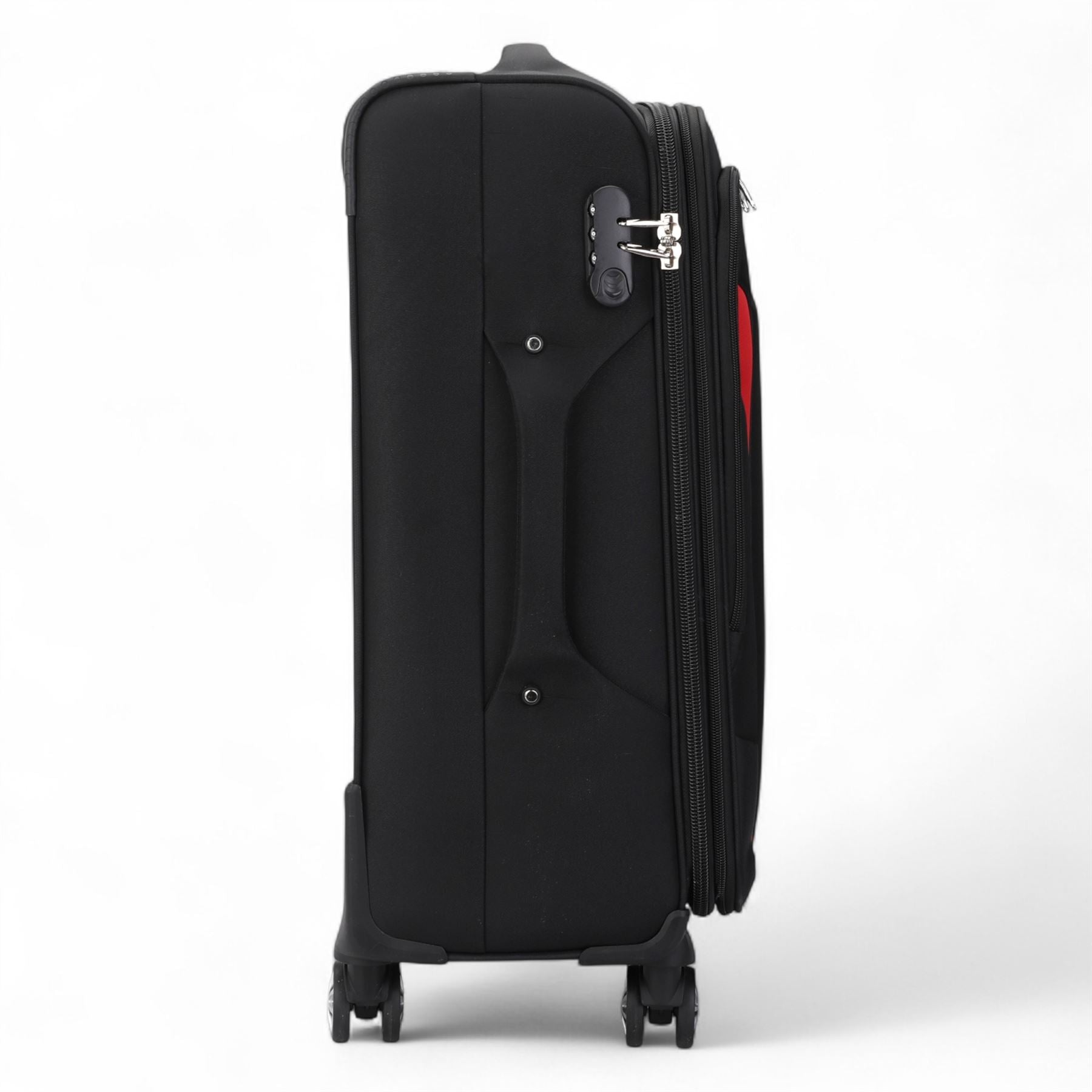 Lightweight Expandable Luggage Softshell 8 Weel Suitcase Set