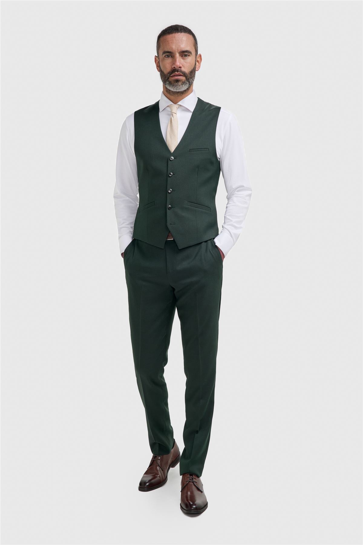Malibu - Men's Forest Green Waistcoat