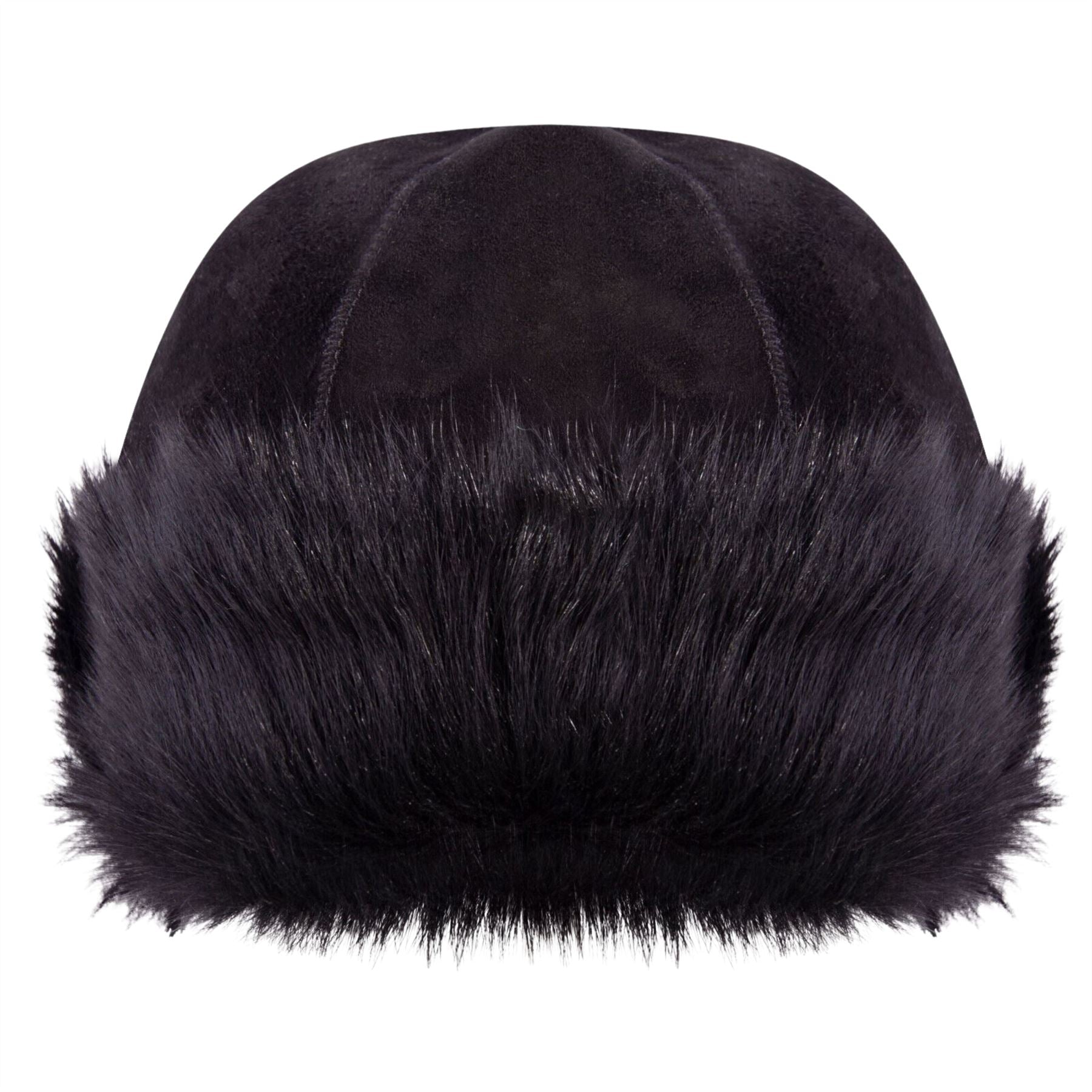 Sheepskin Shearling Leather Toscana Beanie Round Bucket Hat