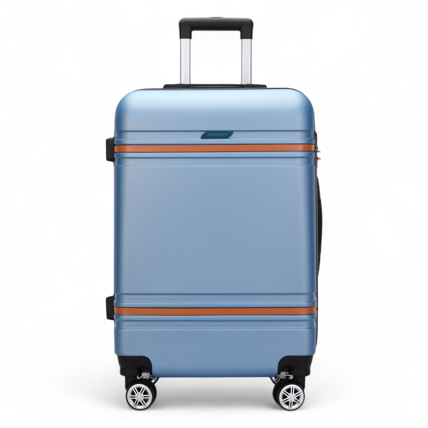 Hard Shell Modern 4-Wheel Luggage Suitcase Set