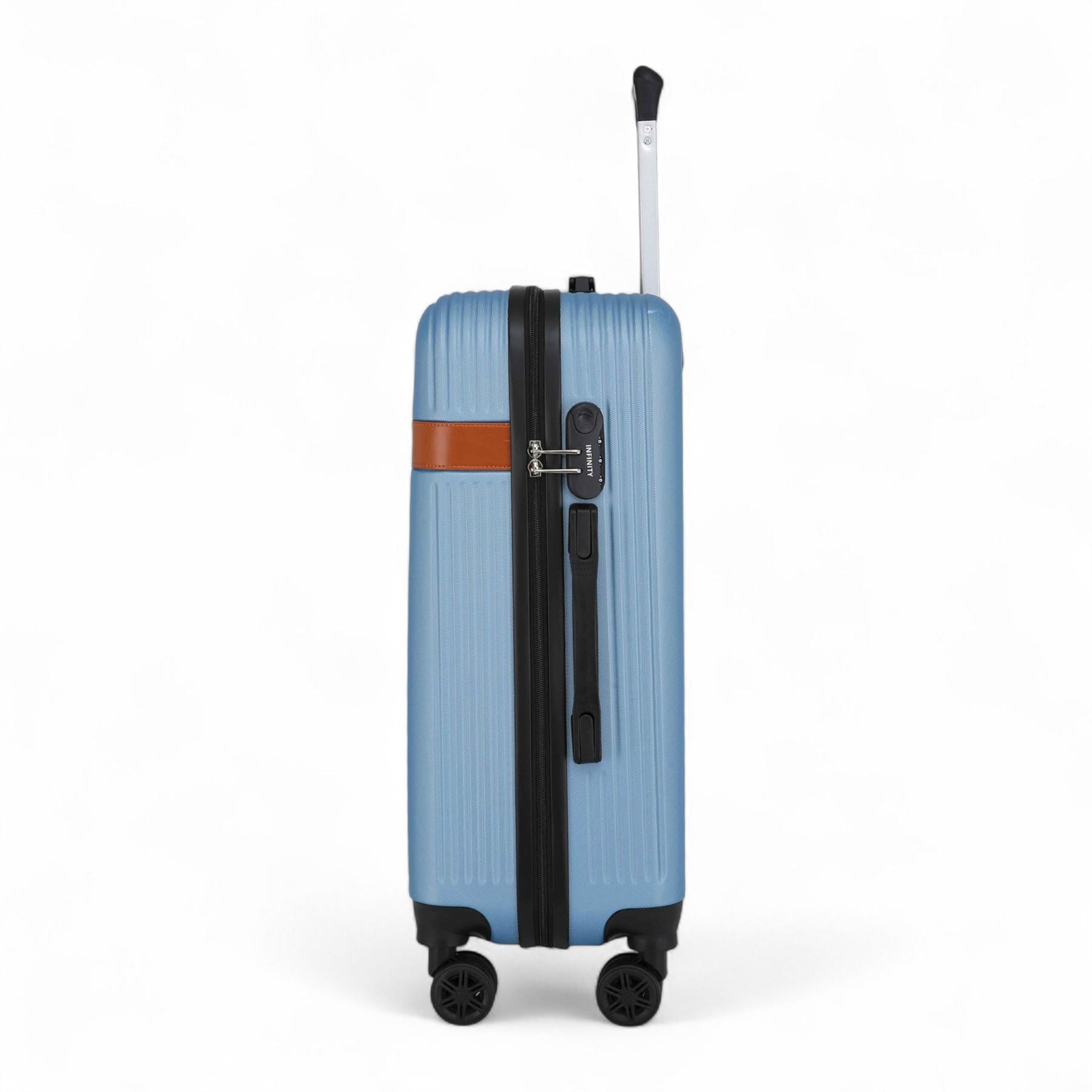 Hard Shell Classic 4-Wheel Luggage Suitcase Set