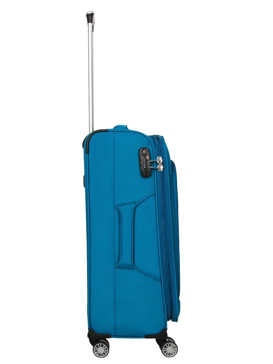 Soft Suitcase Dual 4-Wheel Spinners Expandable Luggage