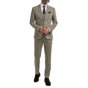 Donatella - Men's Sage Green 3 Piece Tailored Fit Suit