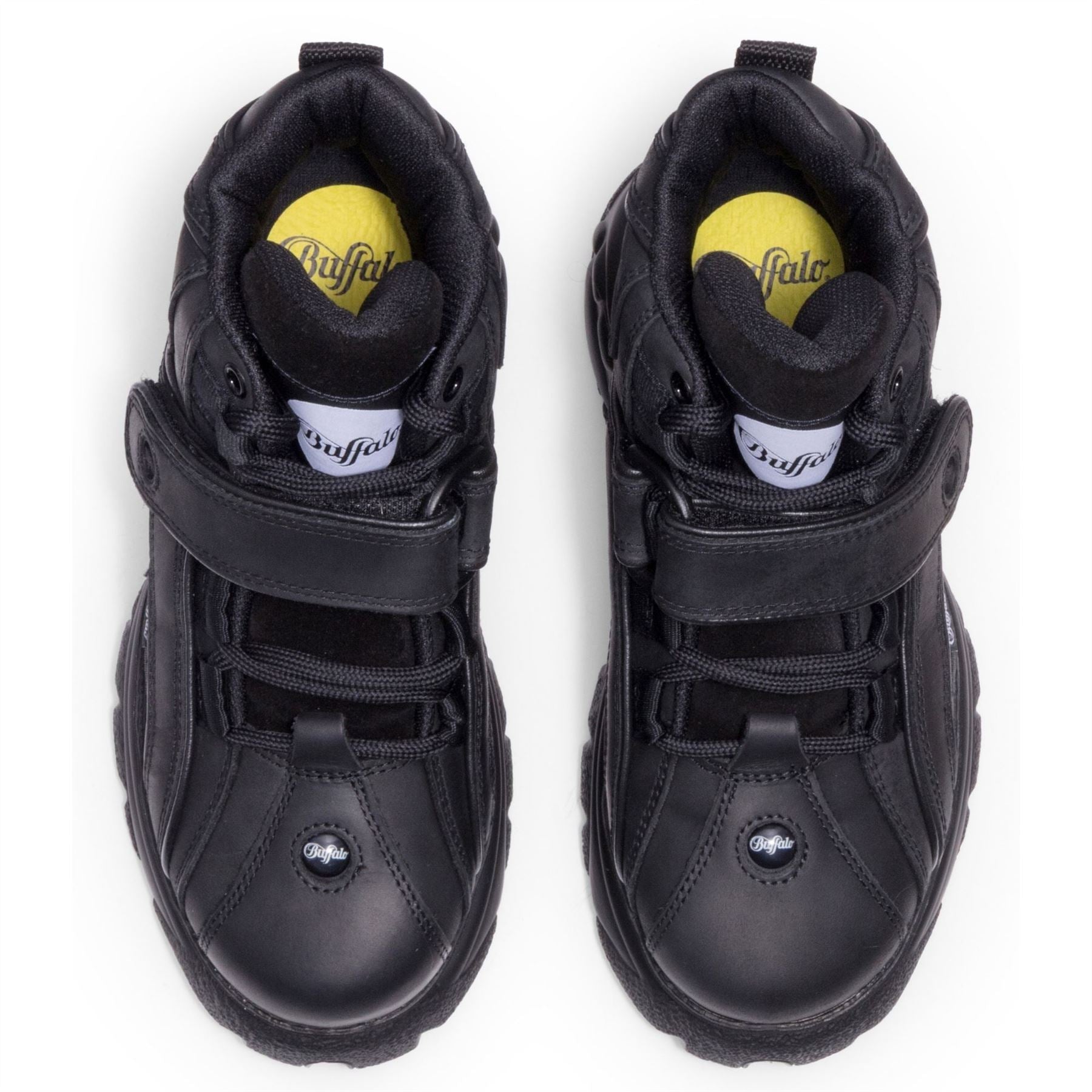 1348-14 2.0 - Women’s Black Calf Leather High Platform Boots