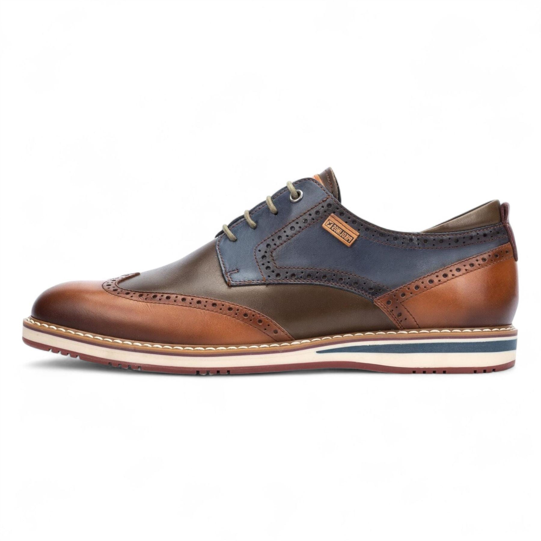 Avila - Men’s Brandy Brown Lace Up Leather Brogue