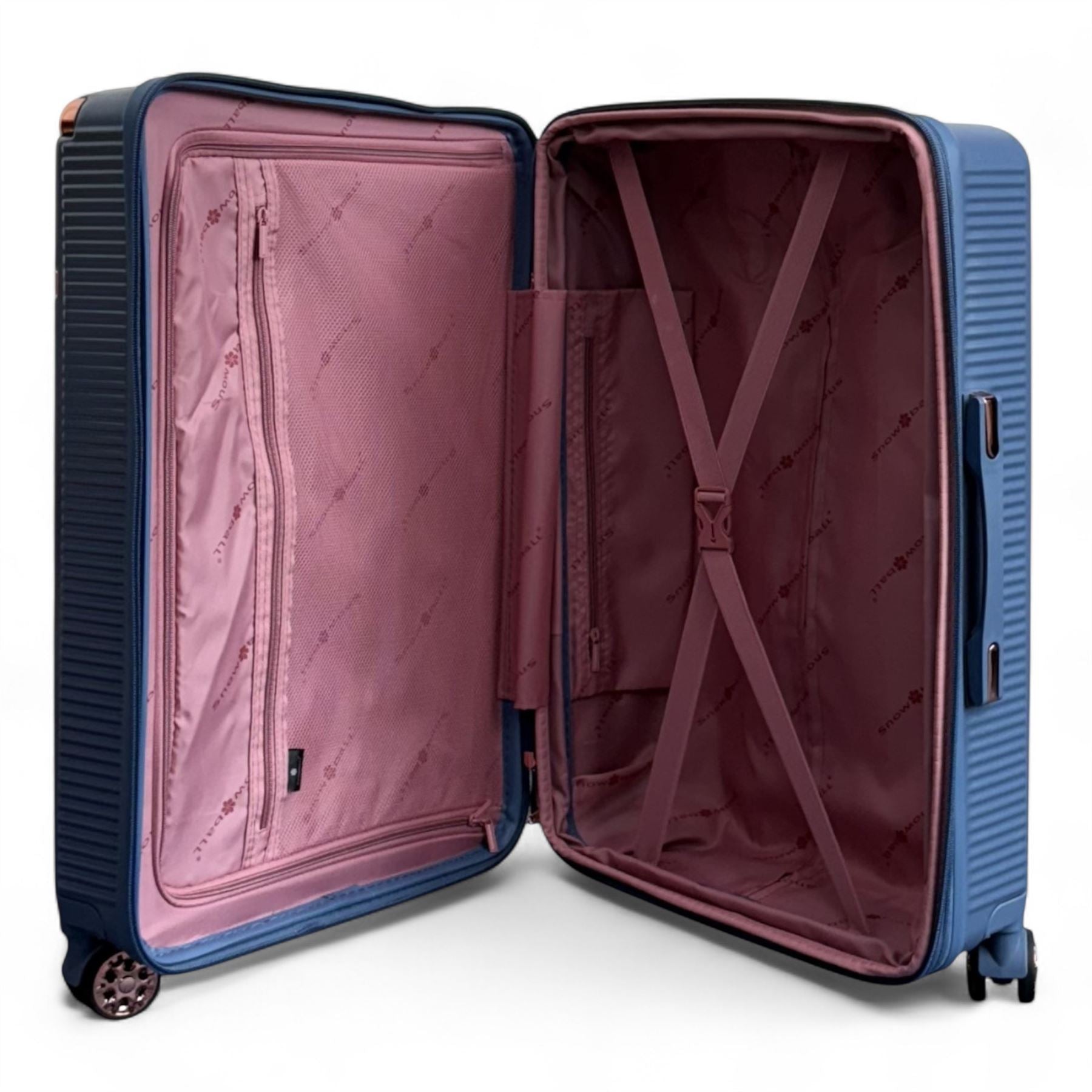 Hard Shell Luggage 8 Spinner Wheels Travel Suitcase