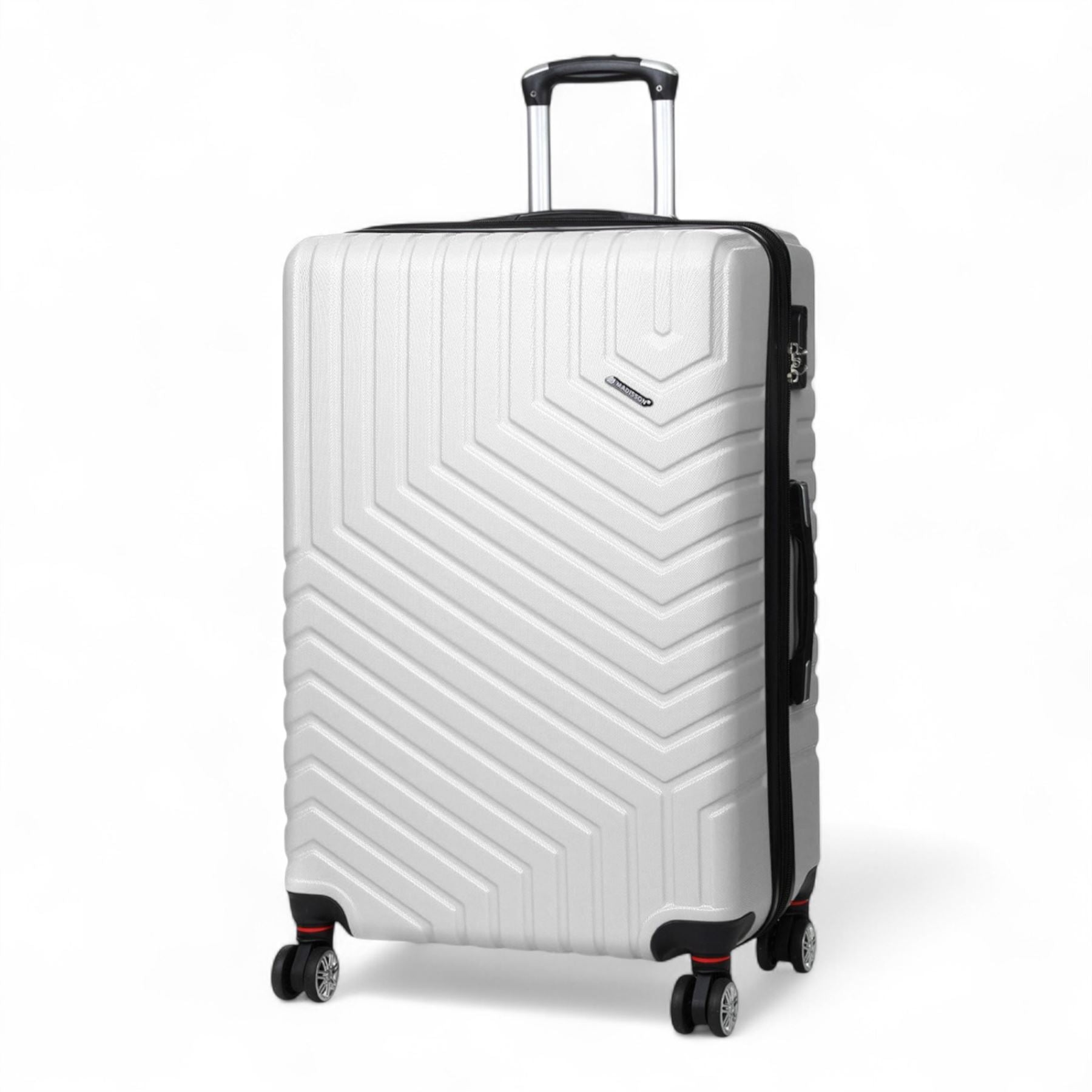 Hard Shell Luggage Set 8 Spinner Wheels ABS Suitcase