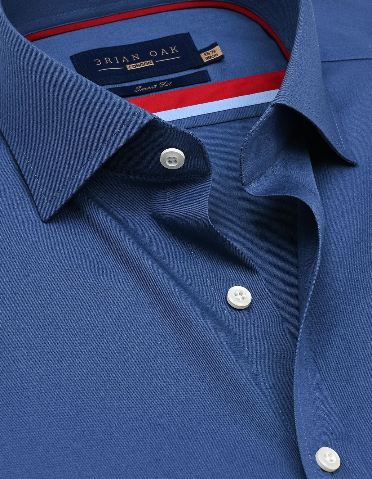 Men's Medium Blue Easy Iron Dress Shirt