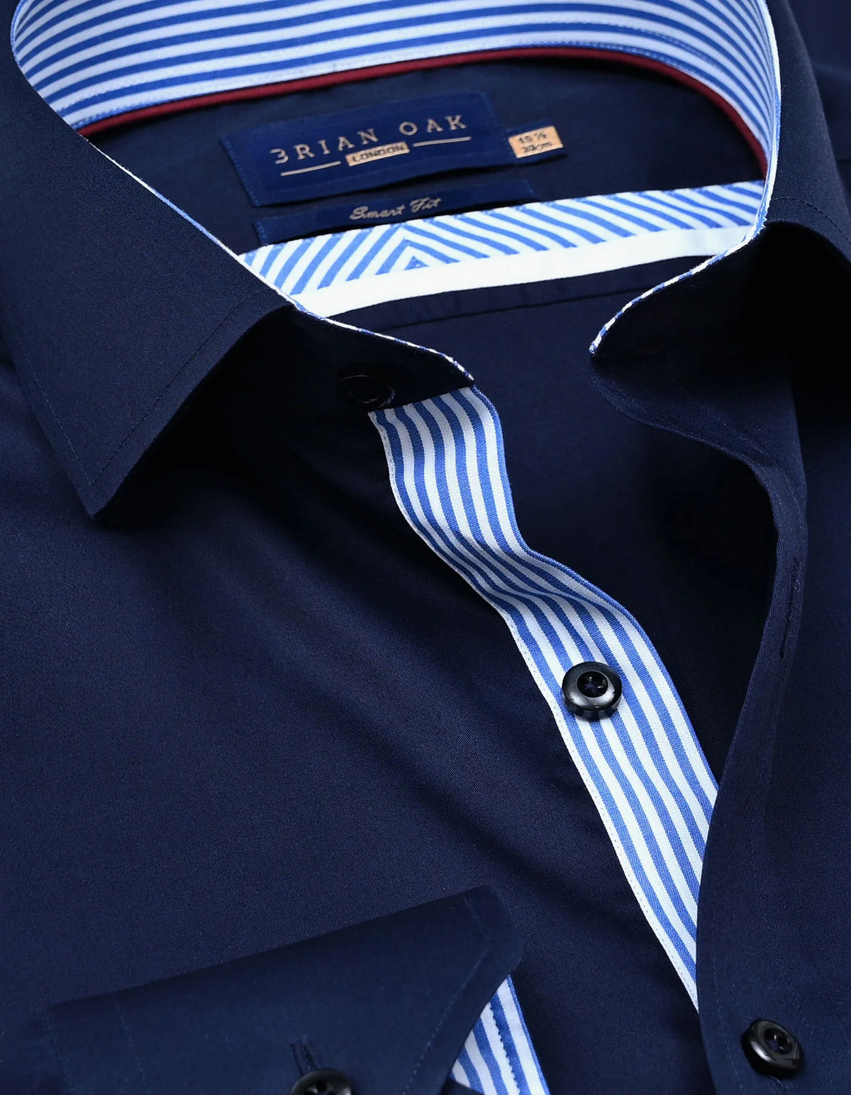 Men's Navy Designer Formal Shirt