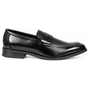 Men's Classic Vegan Leather Slip-On Saddle Strap Loafers
