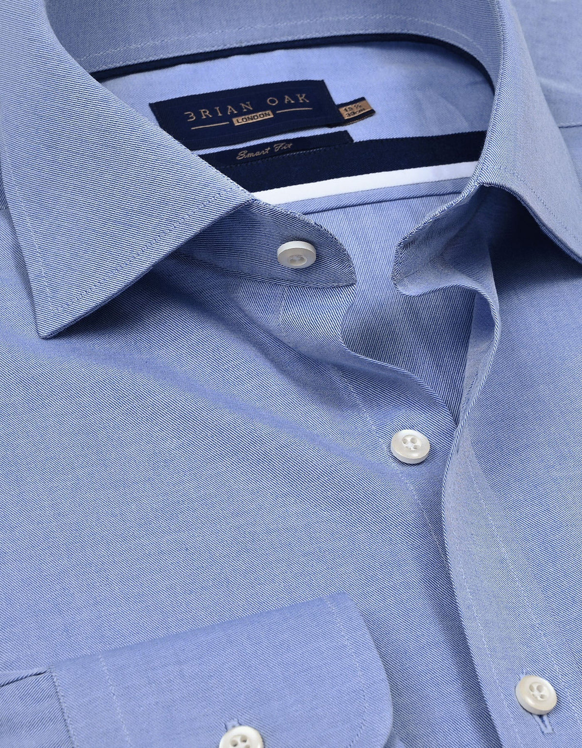 Men's Easy Iron Light Blue Dress Shirt