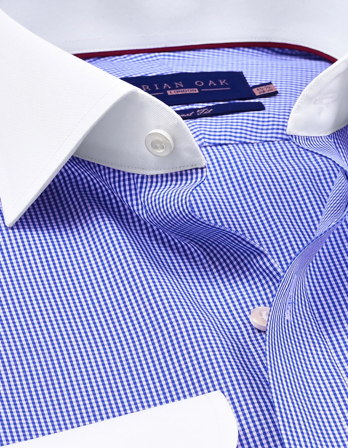 Men's Sky Blue Smart Fit Check Shirt