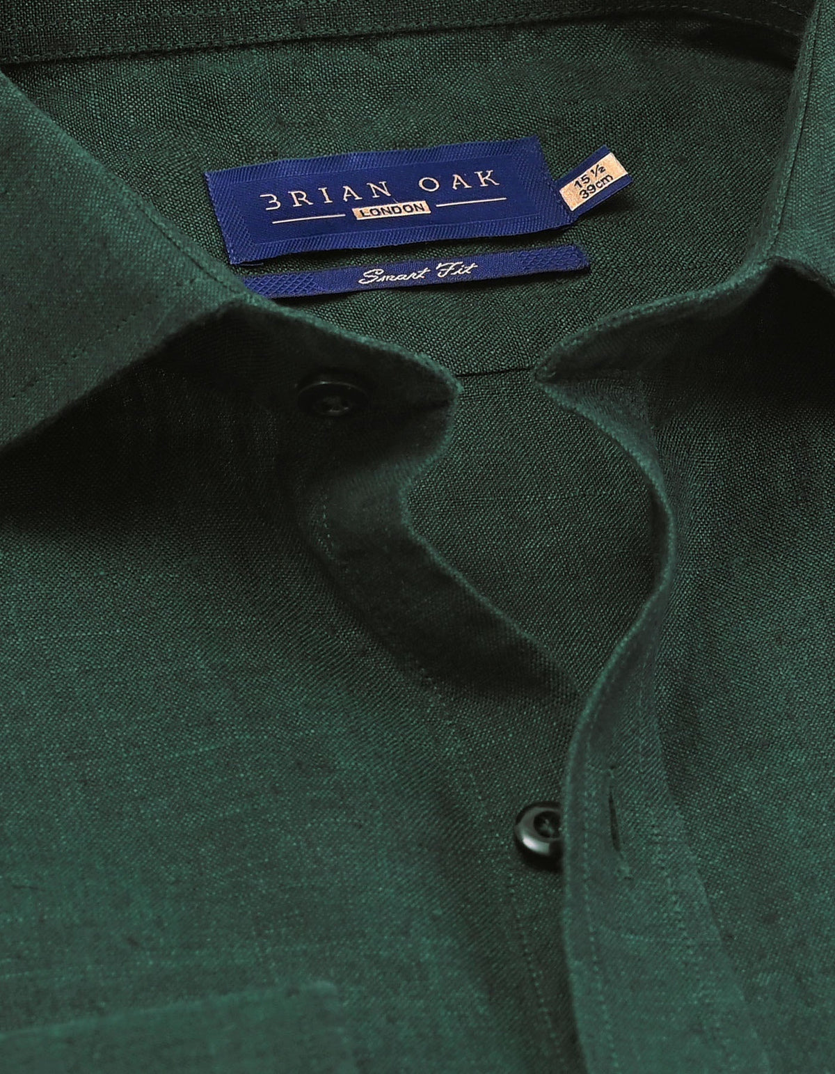 Men's Pure Linen Shirt - Green