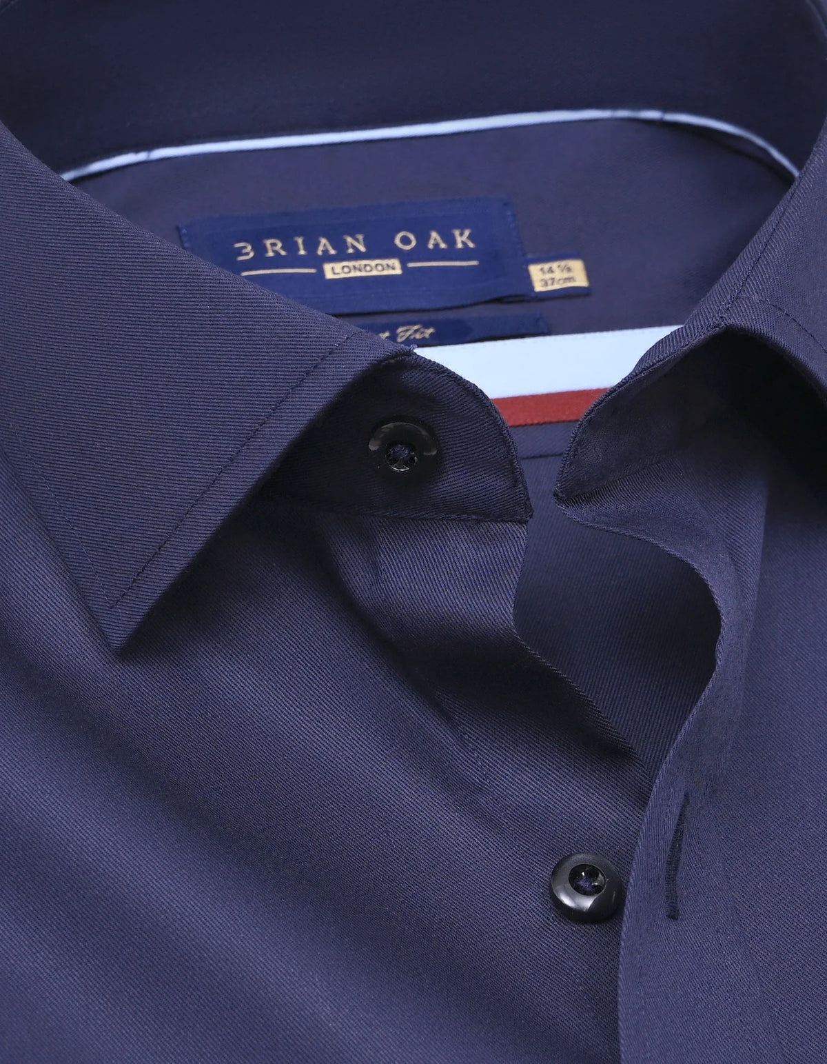 Men's Navy Twill Smart Fit Dress Shirt