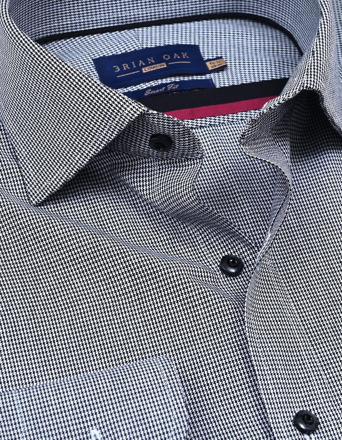 Men's Black And White Checkered Shirt