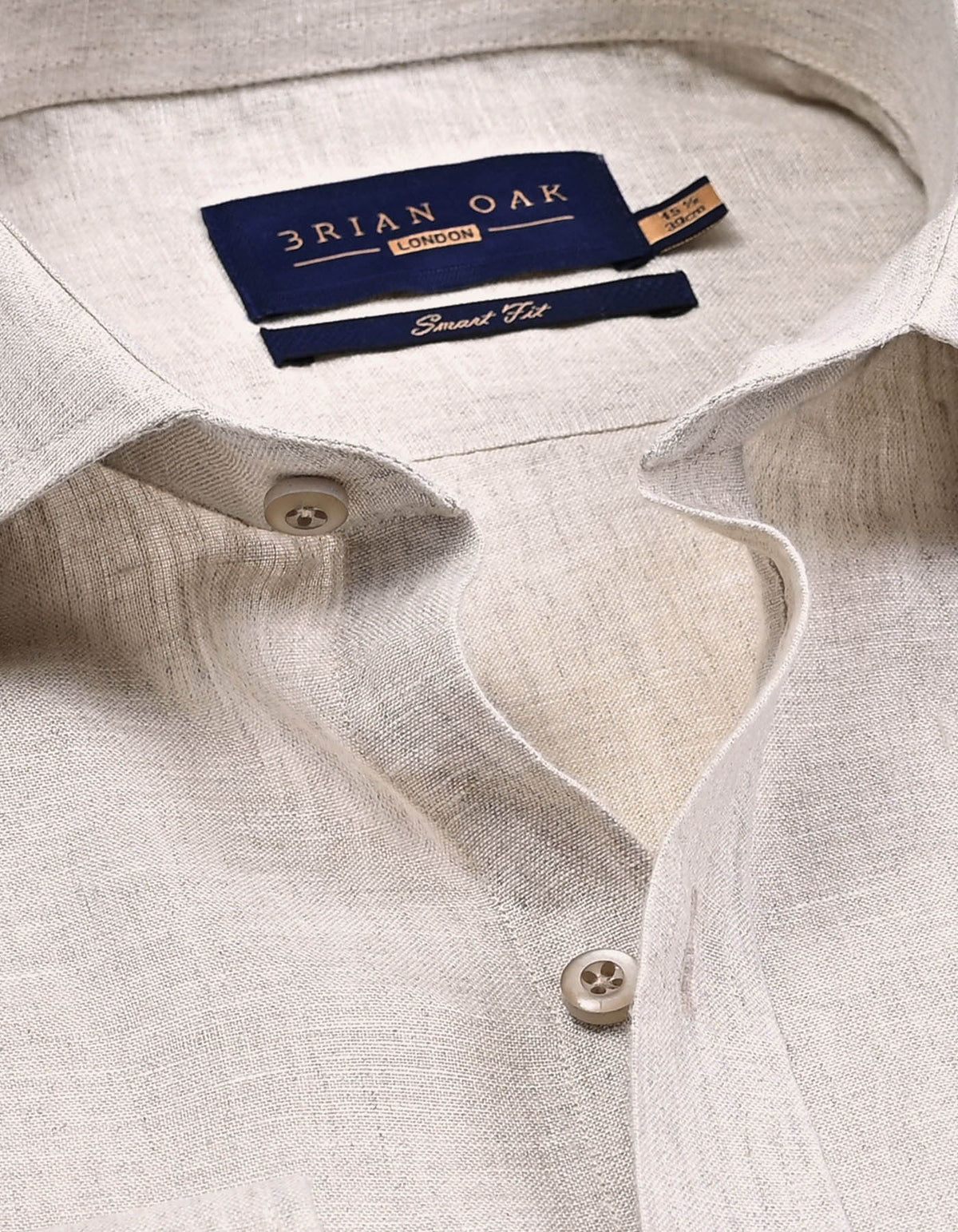 Men's Pure Linen Shirt – Fawn