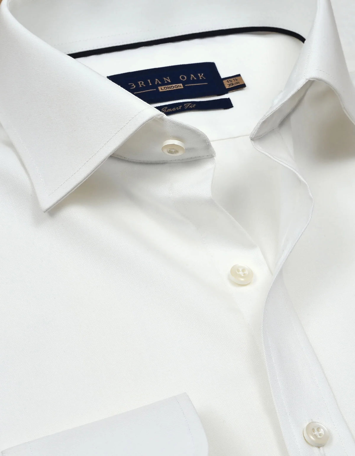 Men's Easy Iron Off White Dress Shirt