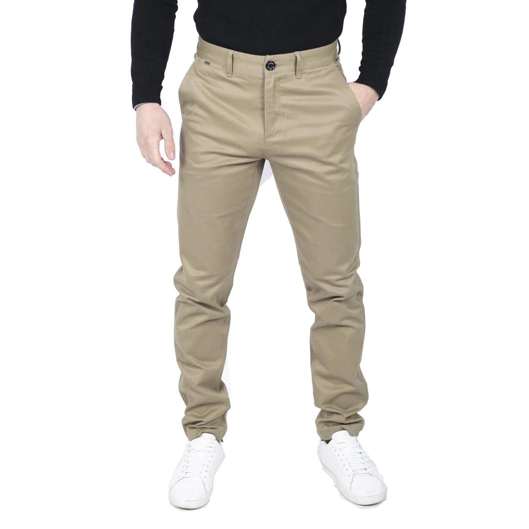 Men's Khaki Stretcher Trousers – WiloOnline