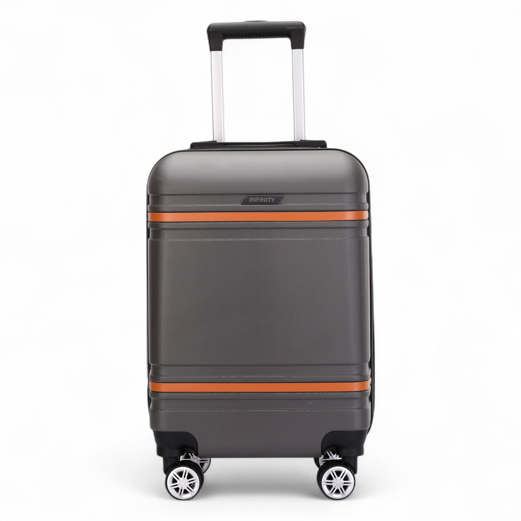 Hard Shell Modern 4-Wheel Luggage Suitcase Set