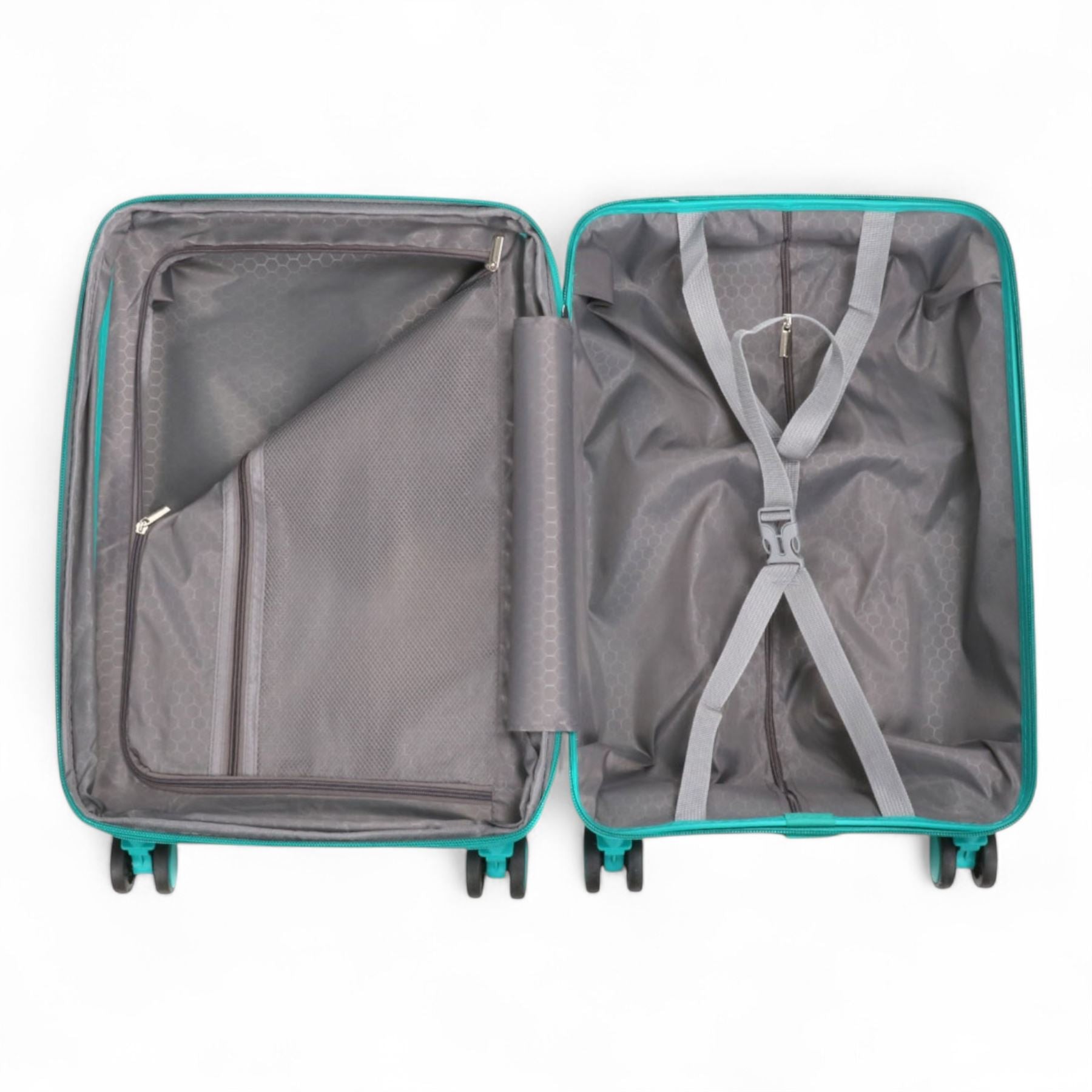 Lightweight 8 Spinner Wheels Expandable Hard Shell Luggage