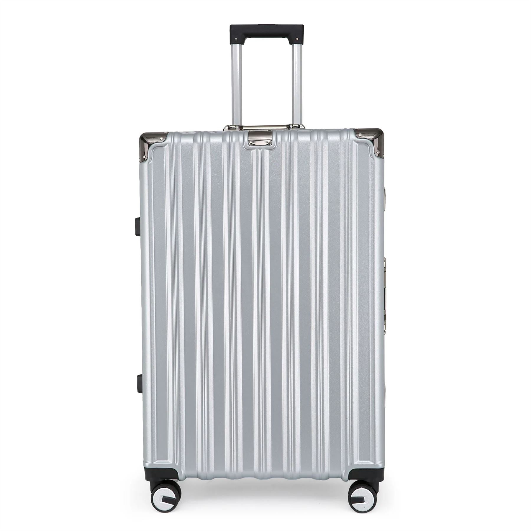 Robust Hard Shell Luggage 8 Wheel Suitcase Set