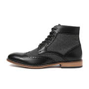 Men’s Wingtip Brogue Ankle Boots