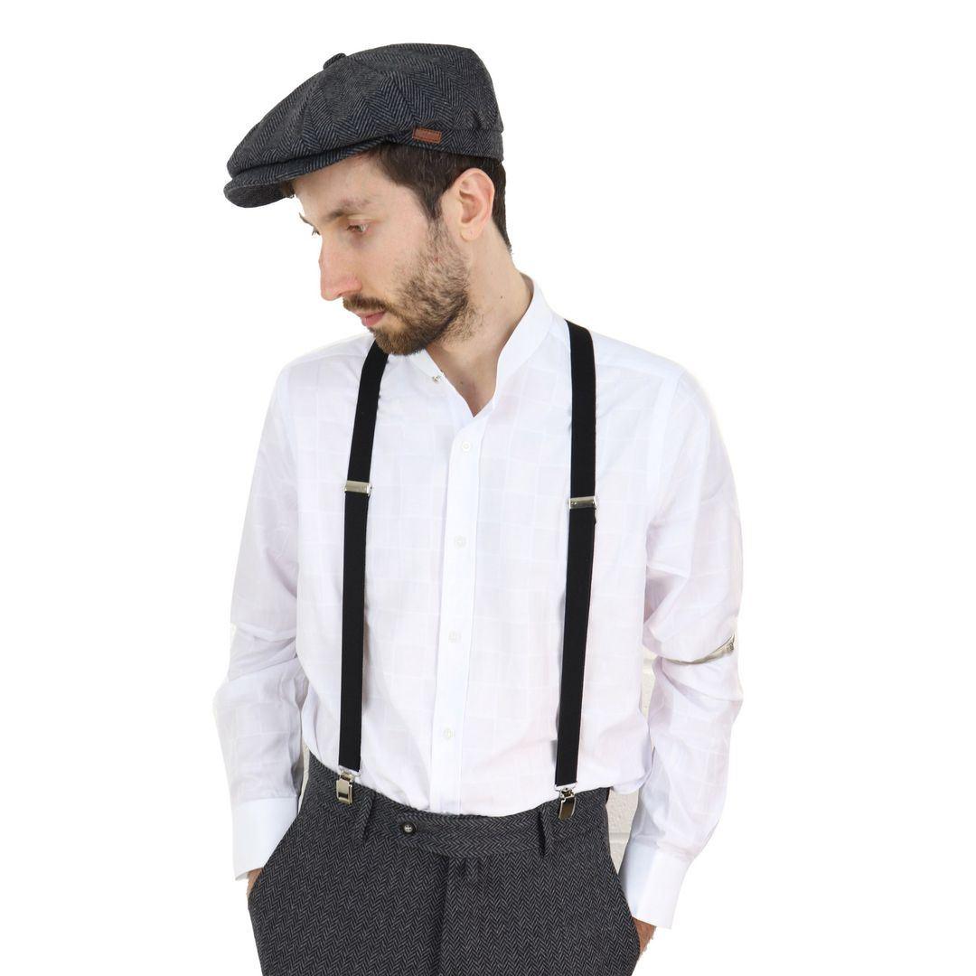 Mens Classic Vintage Retro Trouser Braces Suspenders 1920s Gatsby Blinders - Knighthood Store