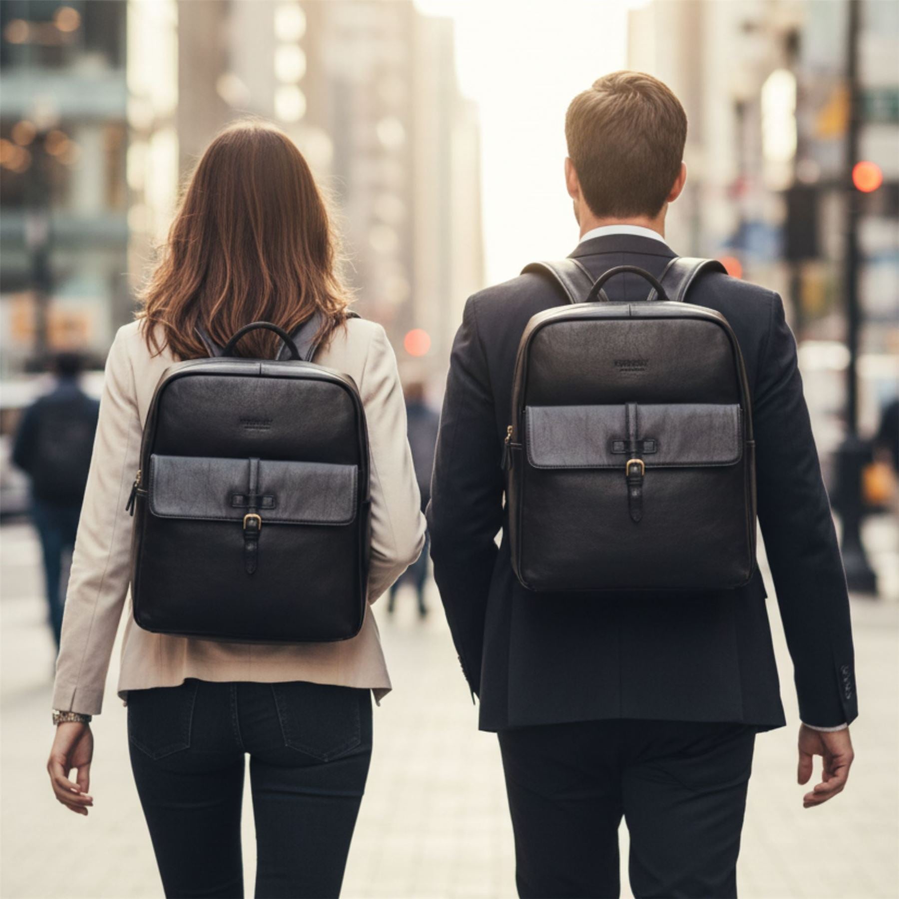 Cove - Genuine Leather Laptop Backpack