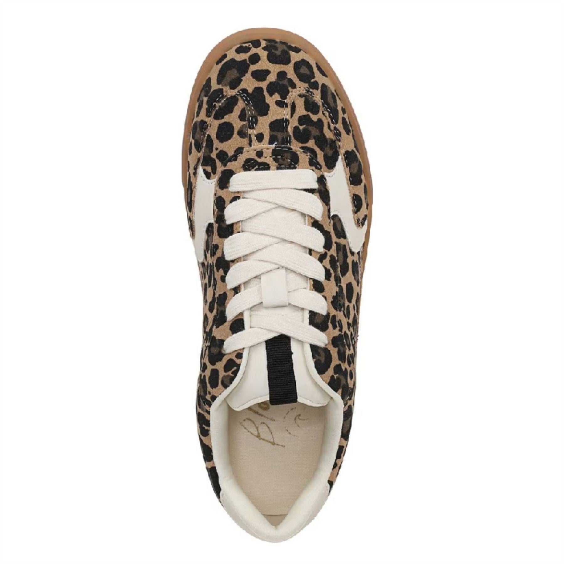 Tastic - Women's Leopard Brown Lace-Up Sneakers