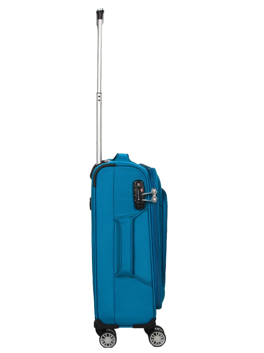 Soft Suitcase Dual 4-Wheel Spinners Expandable Luggage