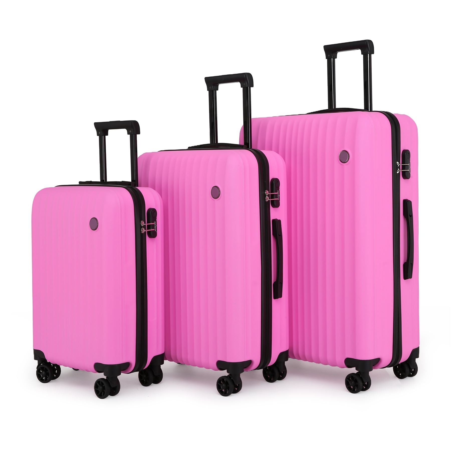ABS Hard Shell Luggage Set Lightweight Travel Suitcases