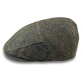 Men's Flat Cap Wool Blend Tweed Herringbone Check Gatsby Ivy Del Boy Newsboy Hat - Knighthood Store