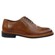 Mens Brogue Oxford Shoes Tan Brown Black Laced Leather Goodyear Welted - Knighthood Store