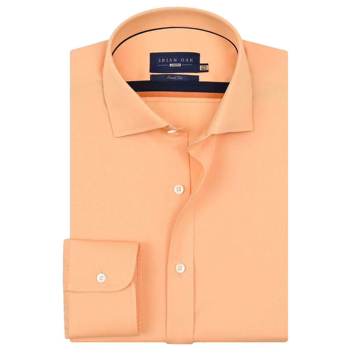 Men's Light Orange Easy Iron Dress Shirt