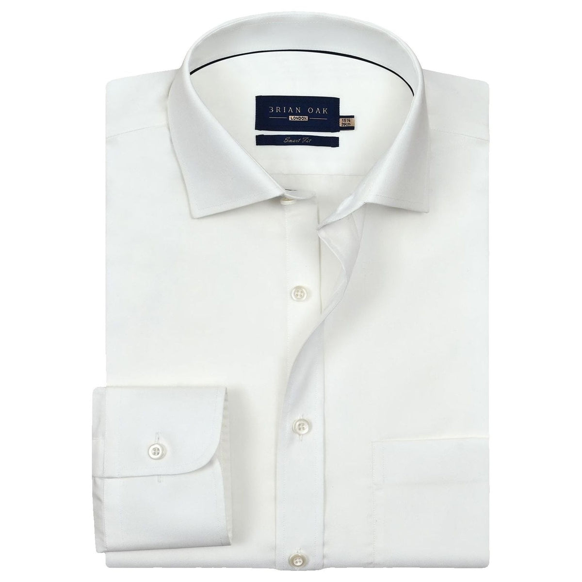 Men's Easy Iron Off White Dress Shirt