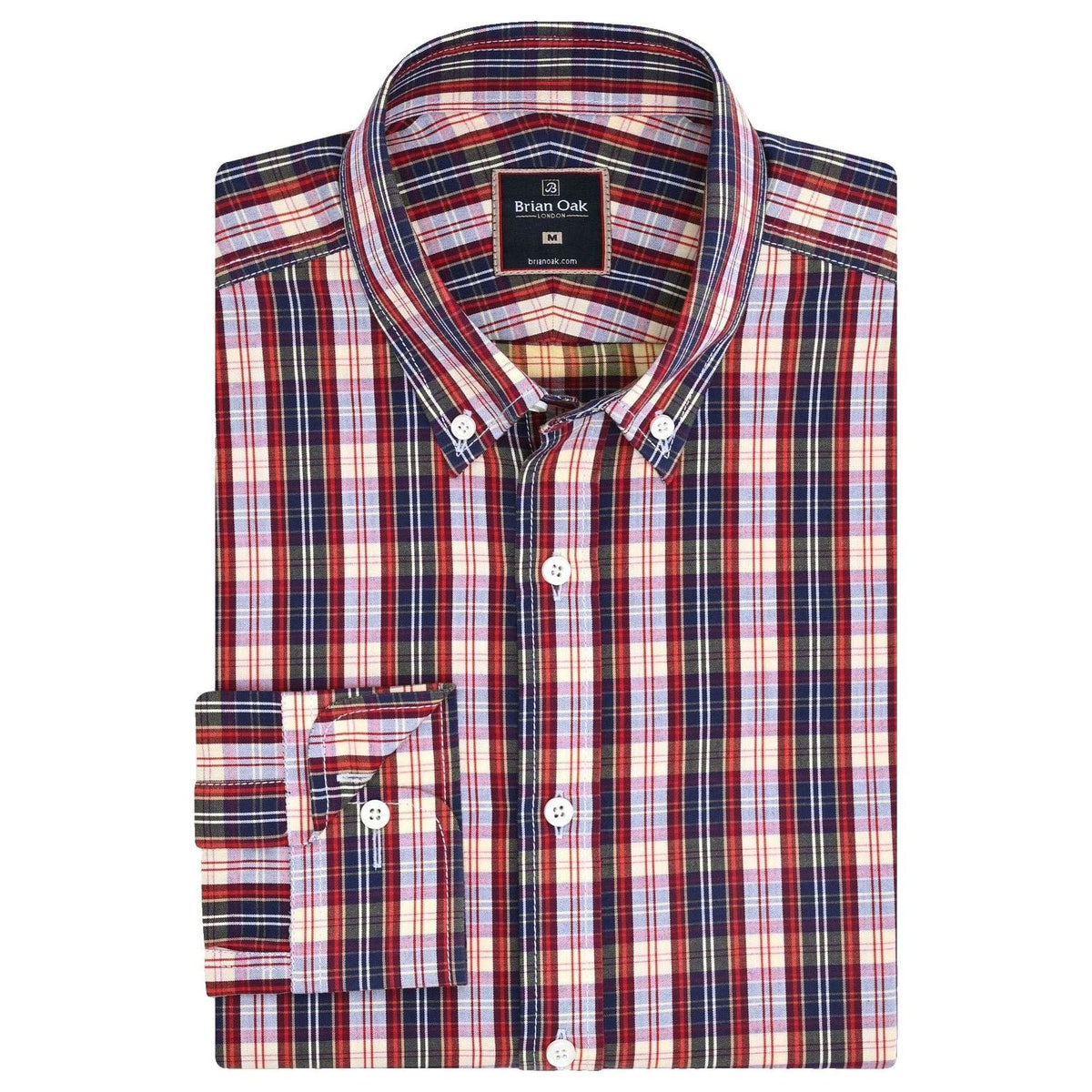 Men's Multicolour Casual Check Shirt