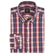 Men's Multicolour Casual Check Shirt