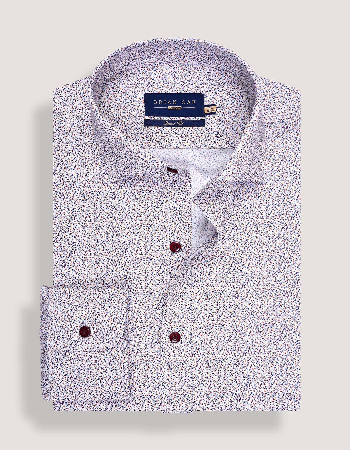 Men's Floral Patterned Cotton Shirt