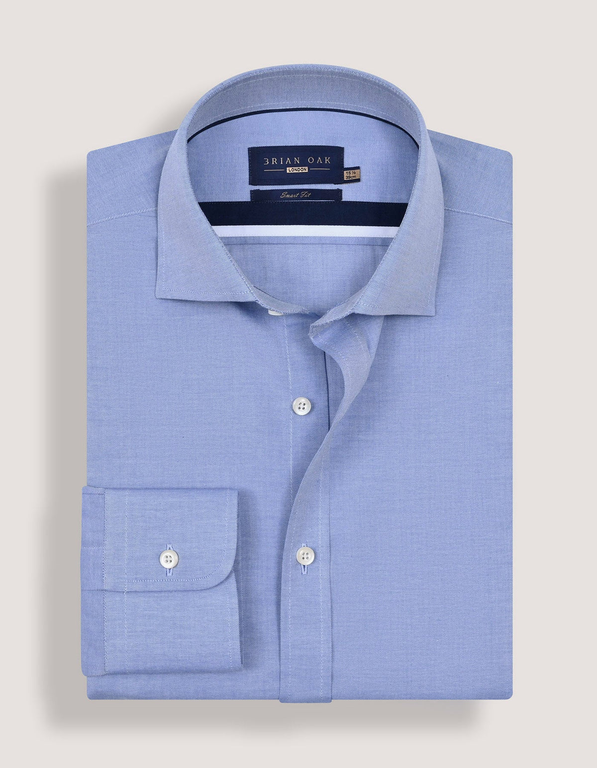 Men's Easy Iron Light Blue Dress Shirt