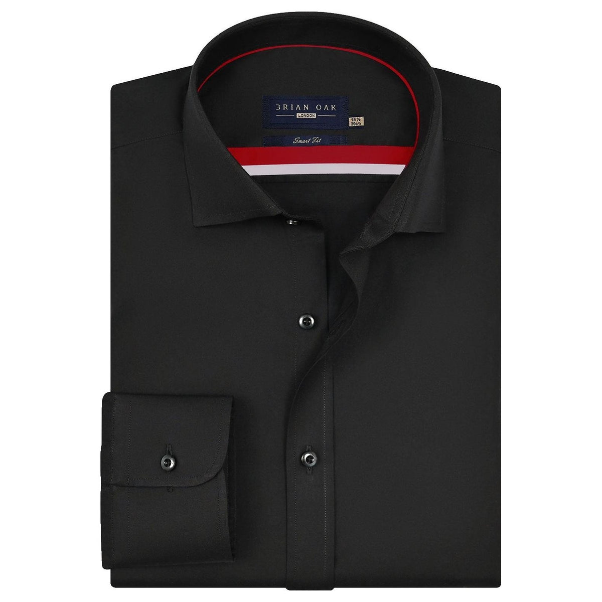 Men's Black Oxford Dress Shirt
