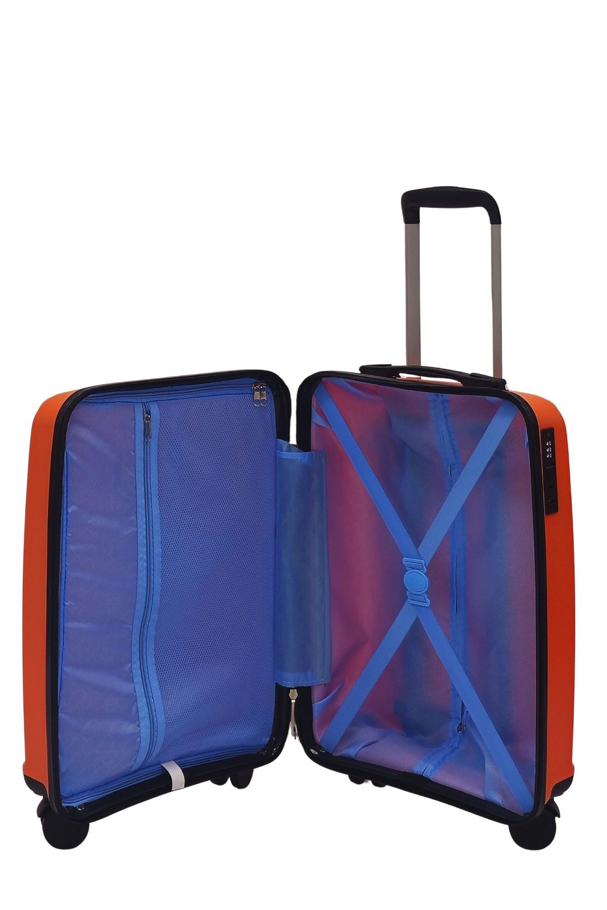 Luggage Suitcase Travel Bag Carry On Hand Cabin Check in Hard-Shell 4 Spinner Wheels