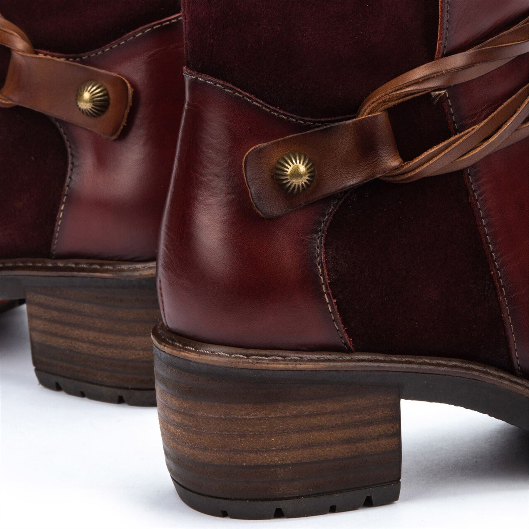 San Sebastian - Women's Arcilla Red Leather Ankle Boots