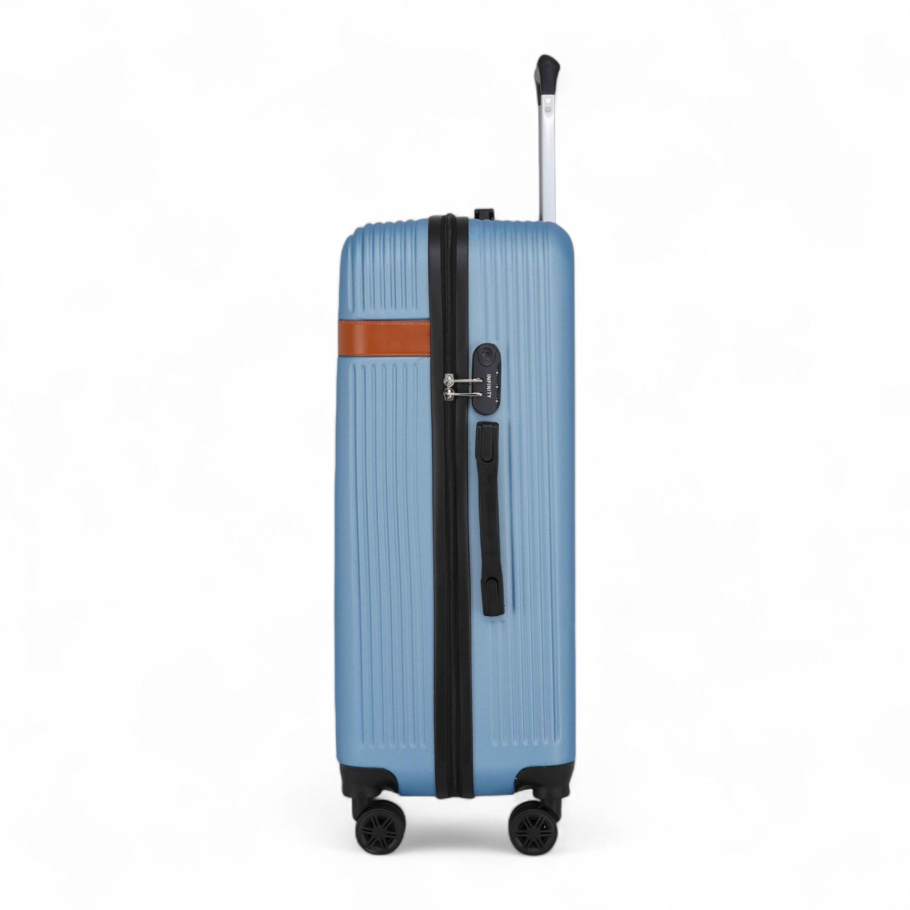Hard Shell Classic 4-Wheel Luggage Suitcase Set