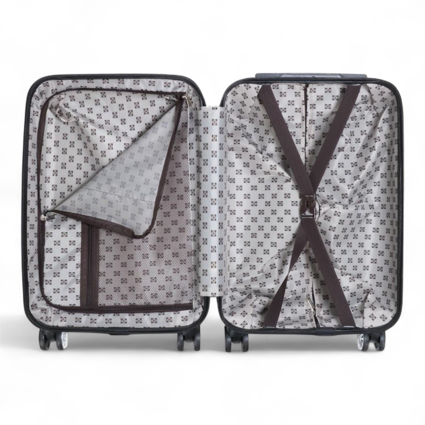 Hard Shell Suitcase Set Dual 4-Wheel Spinner Travel Luggage