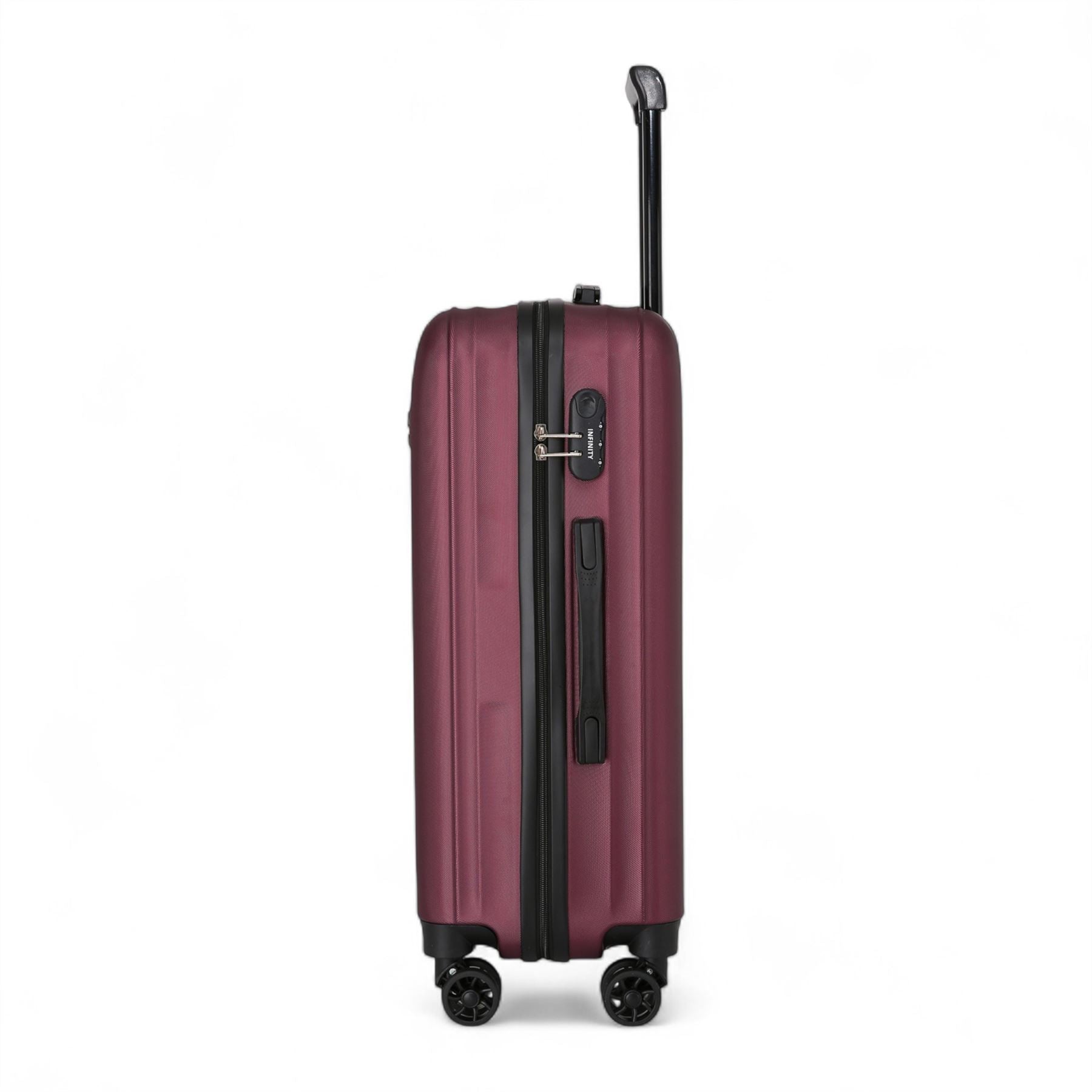 ABS Hard Shell Luggage Set Lightweight Travel Suitcases
